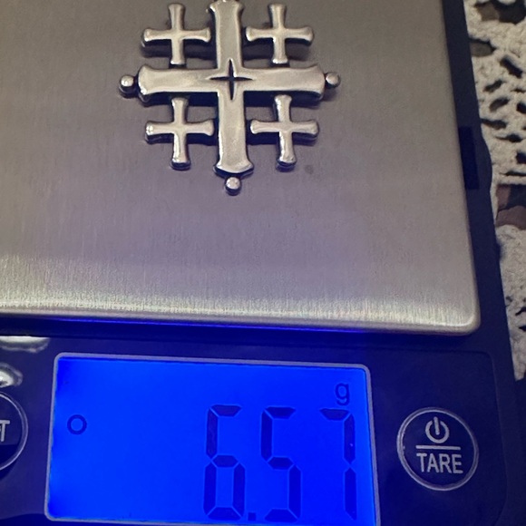 Retired James Avery Jerusalem Cross Pendant 925 Sterling Silver - Unisex. 6.57g - Picture 7 of 7